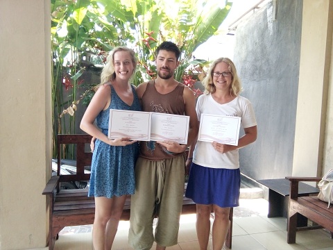 Reeva Bali Spa School Student